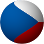 チェコ共和国国旗丸