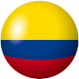 コロンビア国旗丸