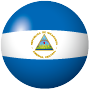 ニカラグア国旗丸